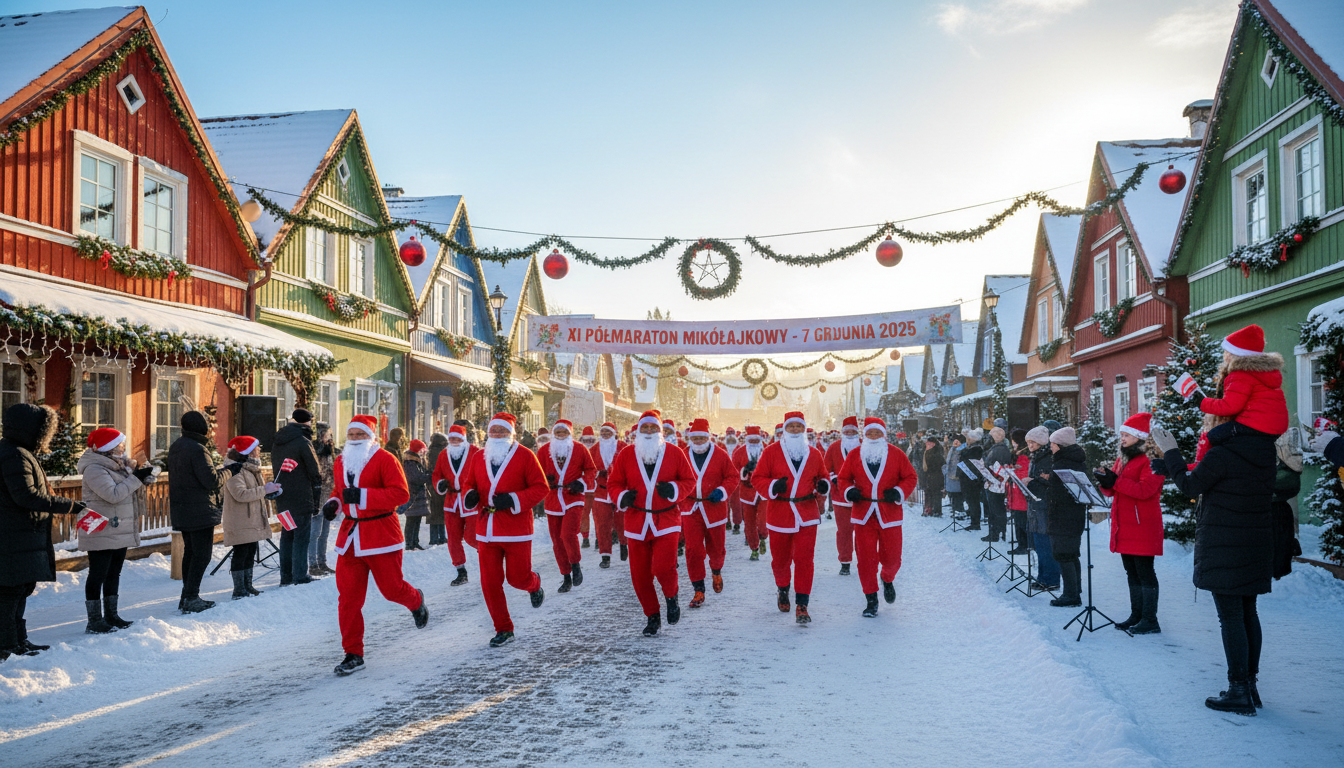 XI Półmaraton Mikołajkowy w Mikołajkach